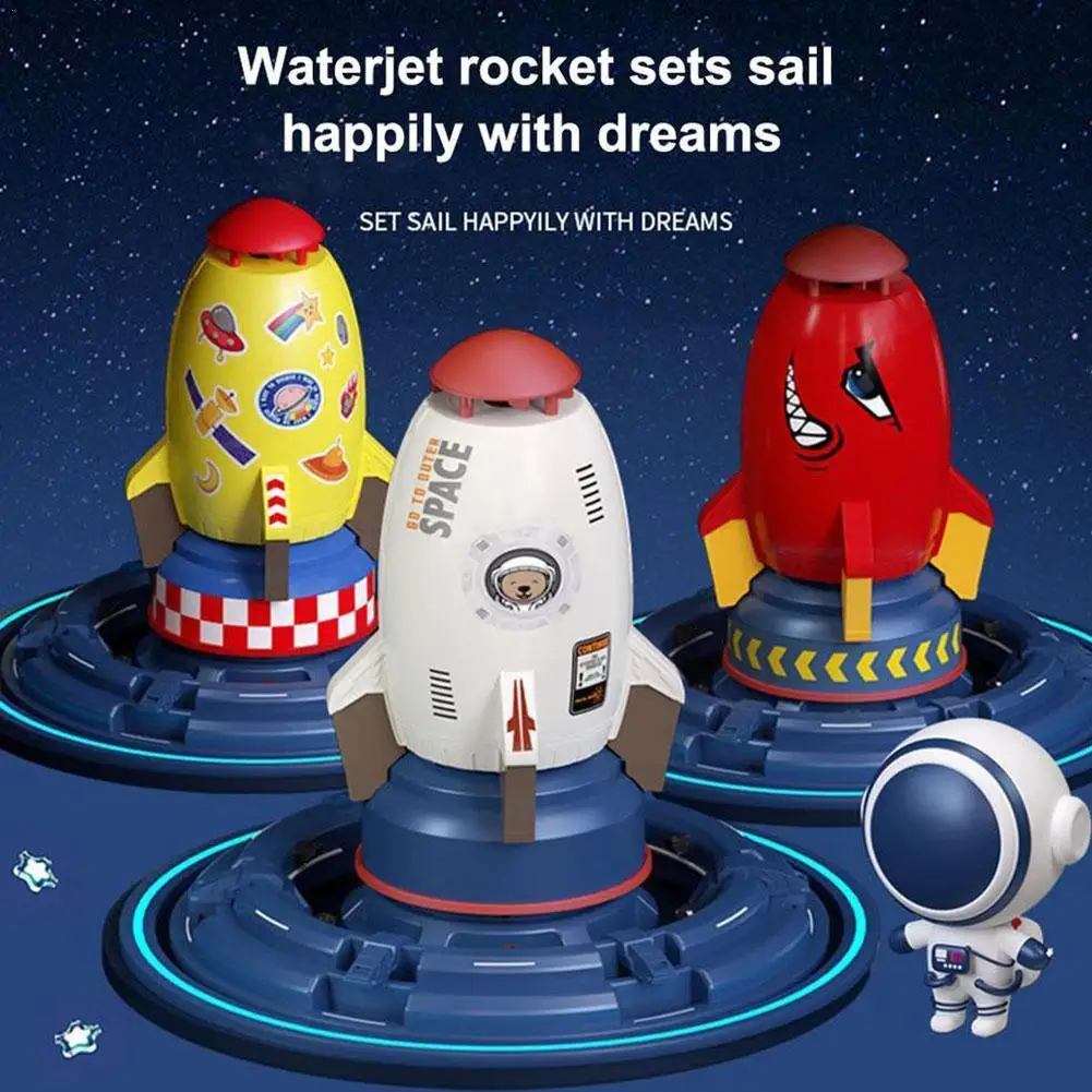 

Water Spray Flying Rocket Rocket Launcher Toys Outdoor Outdoor Garden Sprinkler Lawn Jet Toy Water Toys Gift Kids Playing F F4c6