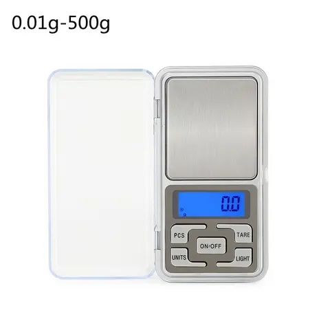 MVZAWINO Digital Pocket Scale, 0.001oz/0.01g 500g Precision Portable Jewelry Scale, Mini Electronic Gram Weight Scales, Tare, Auto Off, Stainless