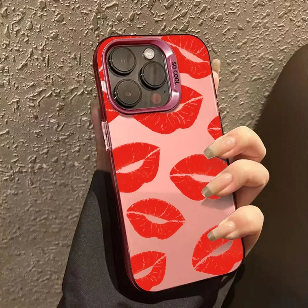 Чехол с красными губами для Tecno Spark Go 2024 2023 2022 2021 20 10 Pro 10C 20C 6 KE5 телефона 8C 9 Fundas