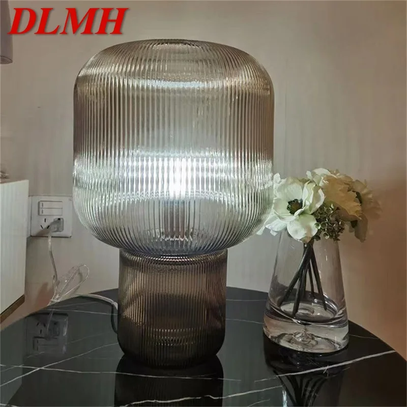 

DLMH Postmodern Table Lamp Creative Design LED Glass Desk Light Home Decor Living Room Hotel
