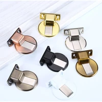stainless steel invisible ground suction hole no rubber zinc alloy magnetic buckle anti collision door stop door anti strong mag