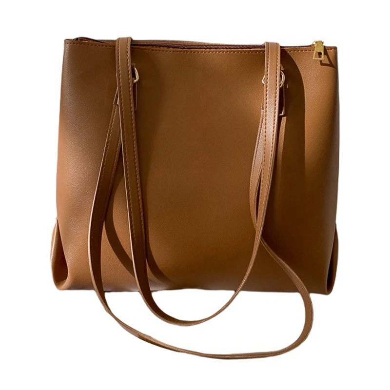 

Large-Capacity Ladies Bags Fashion Simple Shoulder Bag Western Style Casual All-Match Tote Bag