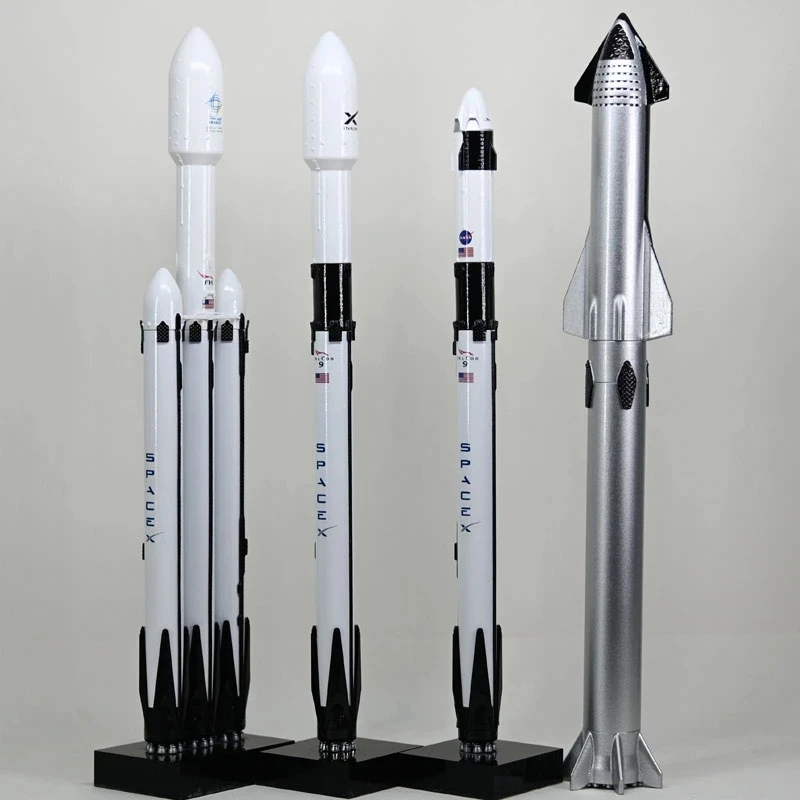 

1:233 SpaceX Falcon 9 Block 5 Rocket High Simulation Model Metal Diecast Rocket Model New Year Christmas Gift 30cm