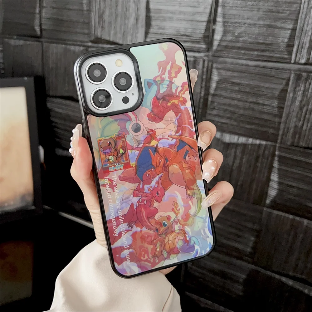 Милый 3D чехол для телефона с изображением покемона харизада бластозы iPhone 16 15 14 13 12