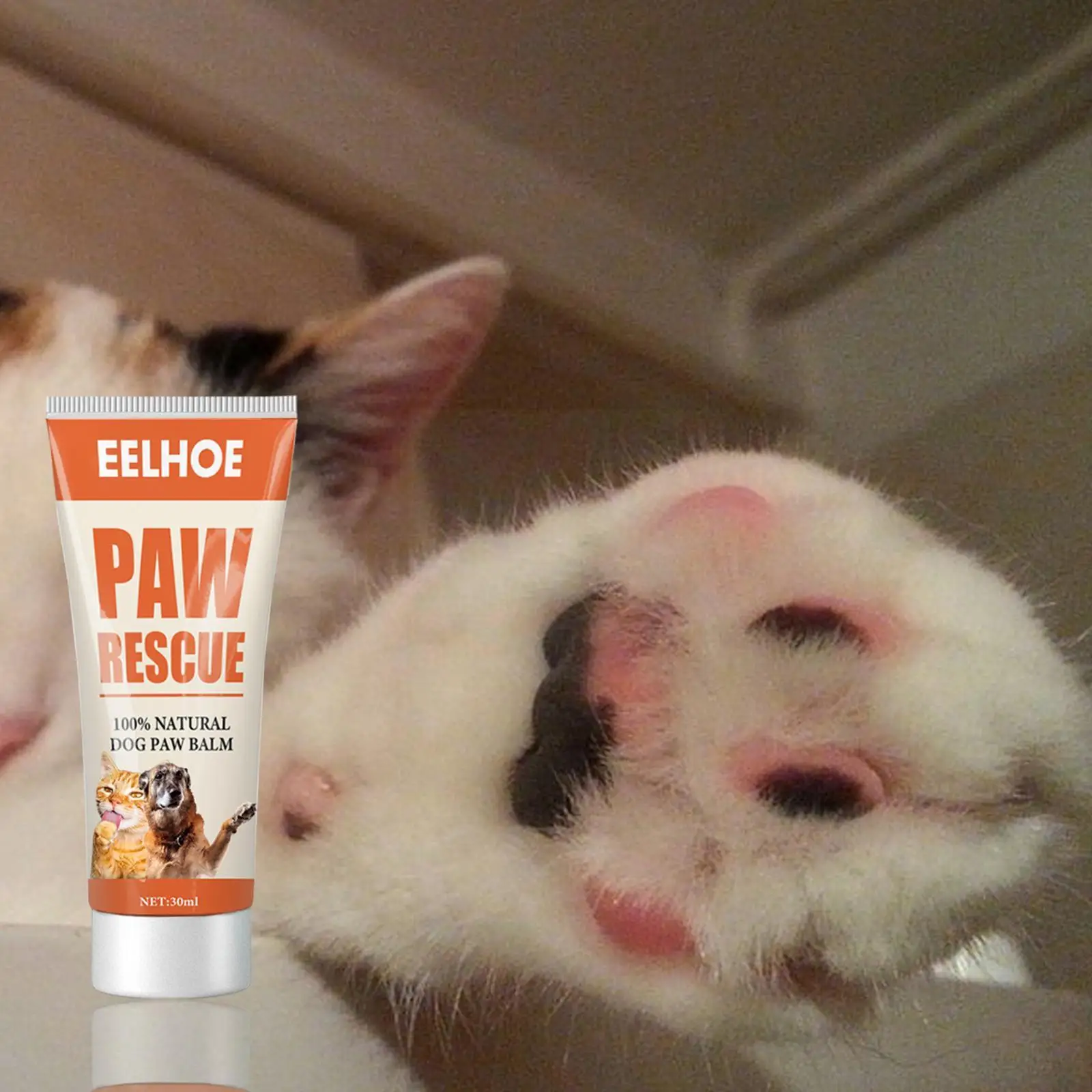 

30ml Pet Dog Claw Cream Pet Puppy Claw Moisturizing Ointment Care Cream Pet Cat Health Supplies Dog Grooming Toe Anti-Crack L4Q9