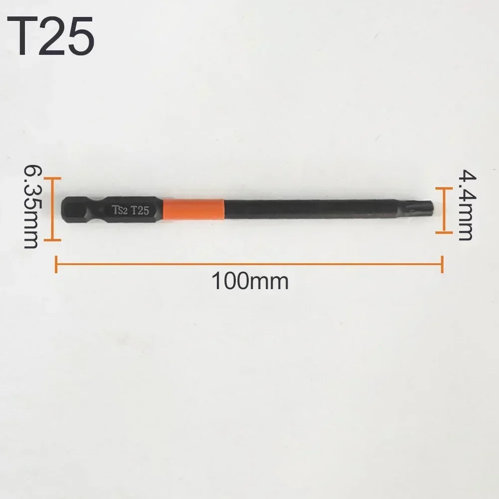 1 шт. отвертка с головкой Torx быстросменная ударная магнитная дрель T-10 T15 T20 T25 T30 T40