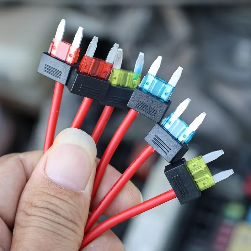 Мини-держатель стандартного автомобильного предохранителя 16AWG, адаптер-разветвитель (TAP) для добавления цепи, удлинитель предохранителя ATM APM, 10А 15А 20А (art.: 3920da652afe3) - 3920da652afe3