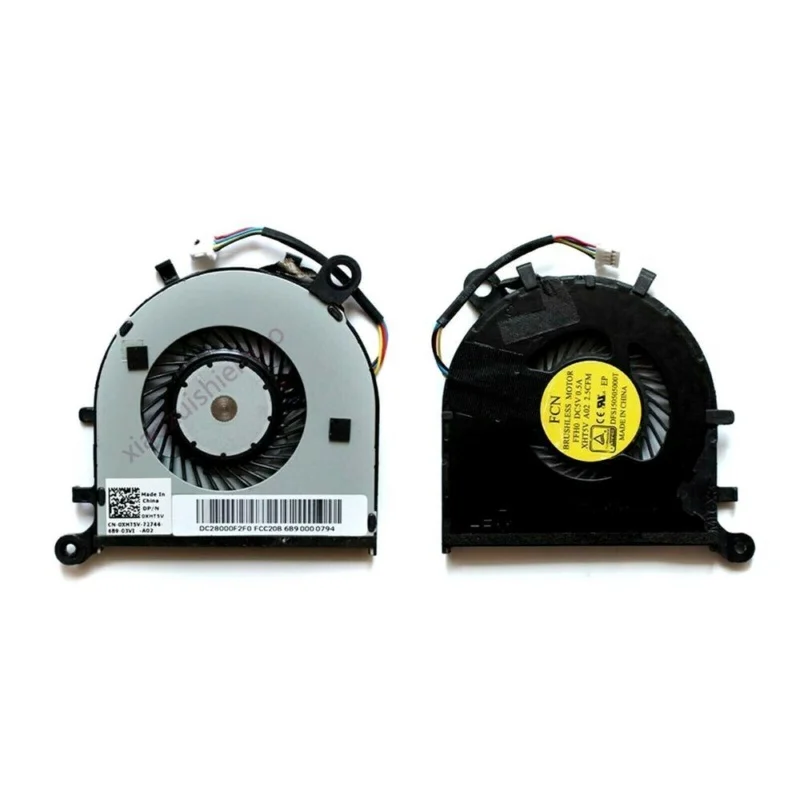Новый вентилятор процессора для Dell XPS 13 9343 9350 9360 9530 L321X P54G XHT5V DC28000F2F0 4-контактный