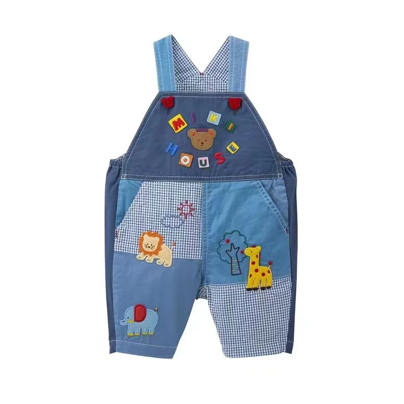 Детские шорты Капри с мультяшным медведем львом детские комбинезоны брюки для