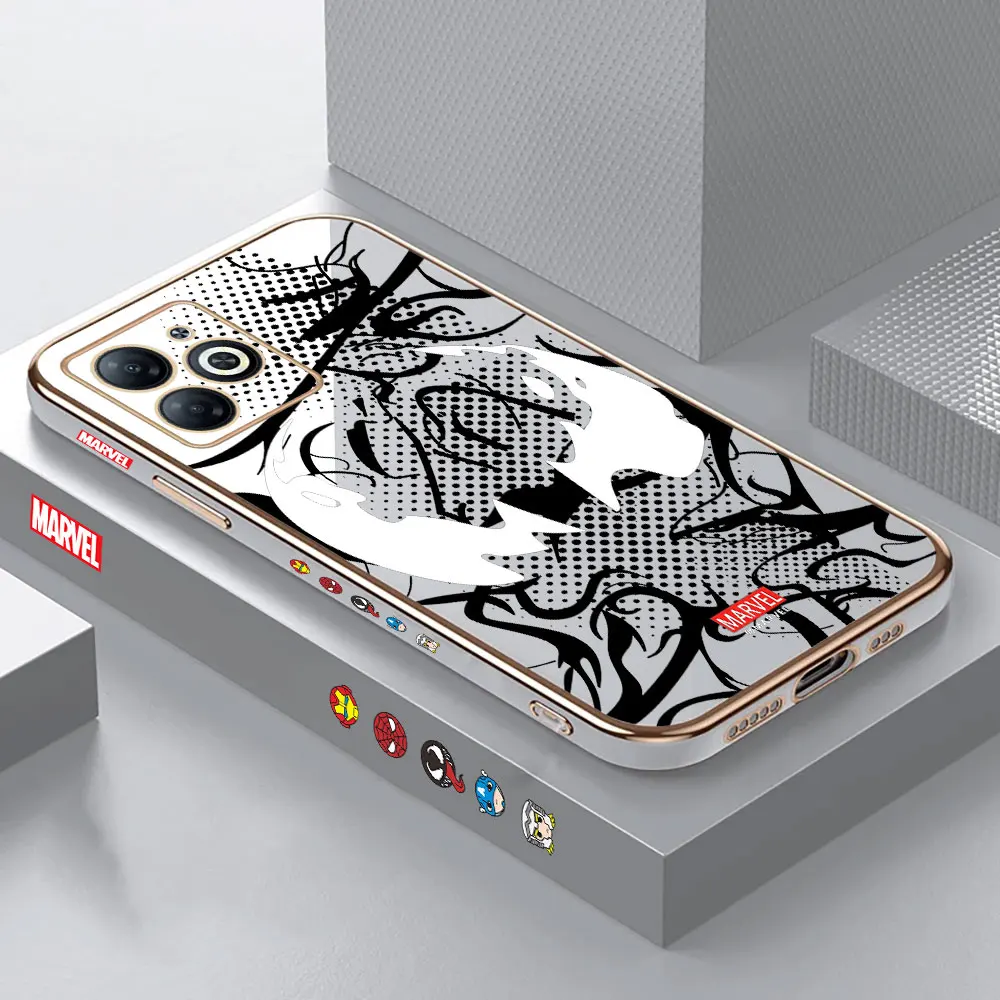 Чехол для телефона с логотипом Веном Человека-паука Marvel huawei Honor 90 70 50 20 Y9 Y8P Y7 Y7A Y6 Y6P