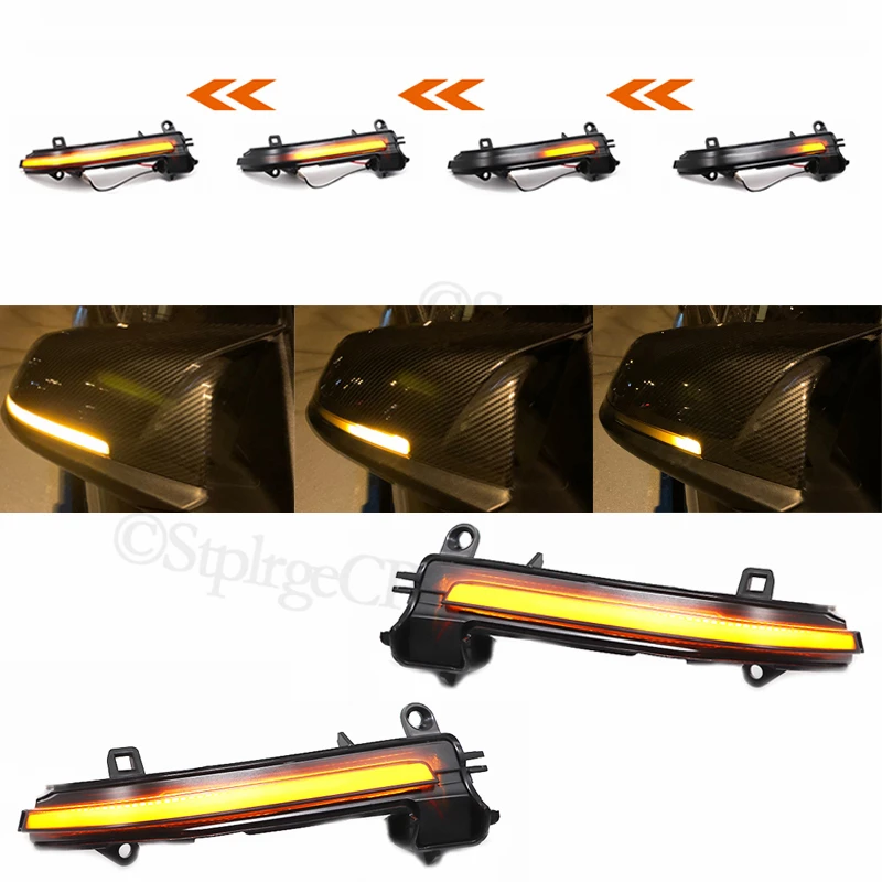 

Black LED Dynamic Turn Signal Light Side Mirror Flashing Light for BMW 1 2 3 4 X1 M Series F20 F30 F31 F32 F33 F34 F36 E84 i3