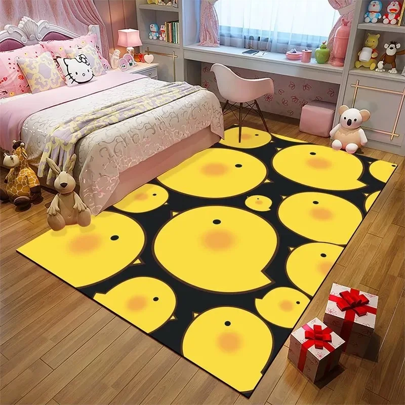 

Cartoon mattress living room floor mats home floor mats room decoration duckling carpet ins teenage girls bedroom carpet