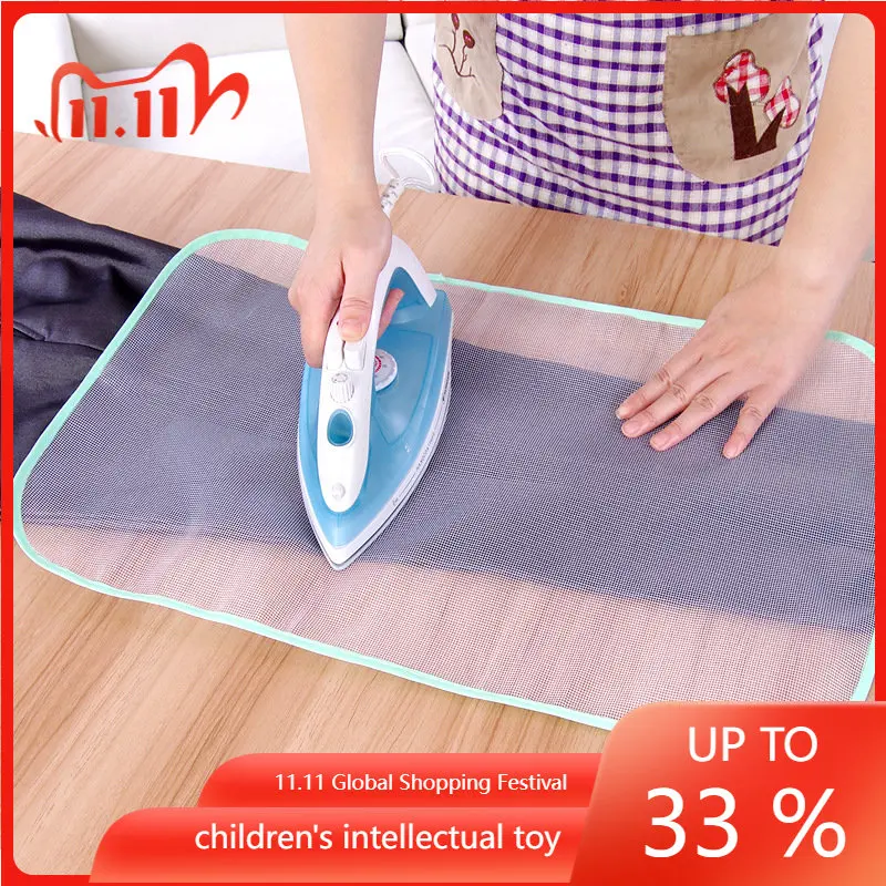 

2PCS 35*50cm 40*60cm Cloth Protective Press Mesh Insulation Ironing Board Mat Cover Against Pressing Pad Mini Iron Random Colors