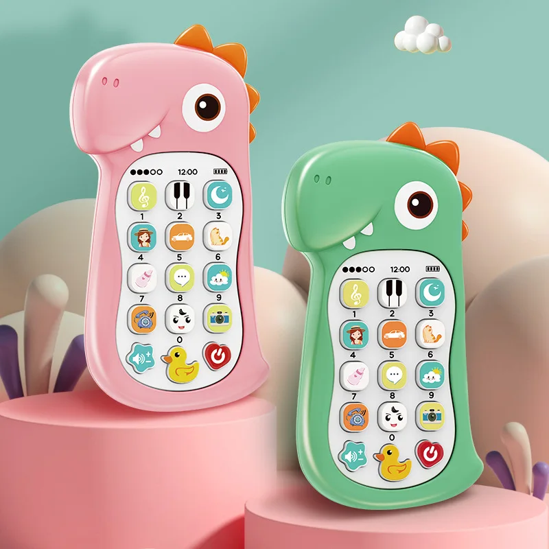 

Baby Phone Toy Music Sound Telephone Sleeping Toys Infant Teether for Kids Educational Mobile Phone Baby Toys 6 12Month Gift