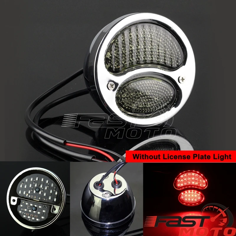 Мотоциклетный винтажный стоп-сигнал, задний стоп-сигнал, задний фонарь для Harley Sportster XL1200 XL883, боковой задний фонарь Cafe Racer