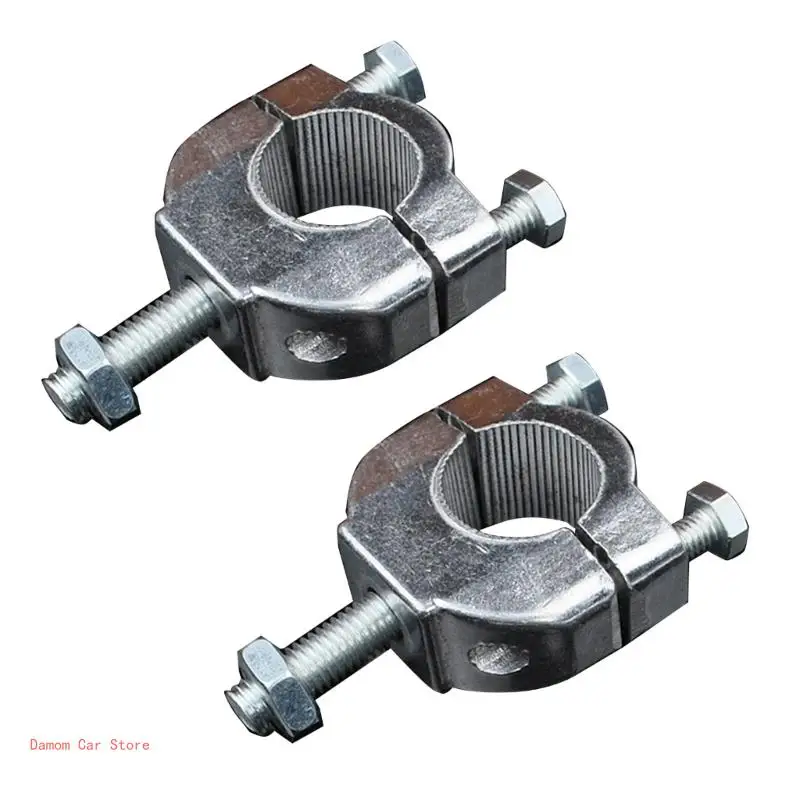 

Универсальный мотоцикл для руля 22 мм 7/8 дюйма, зажим для крепления на руль, адаптер, 2 шт., универсальный зажим на руль, стабильный, прочный