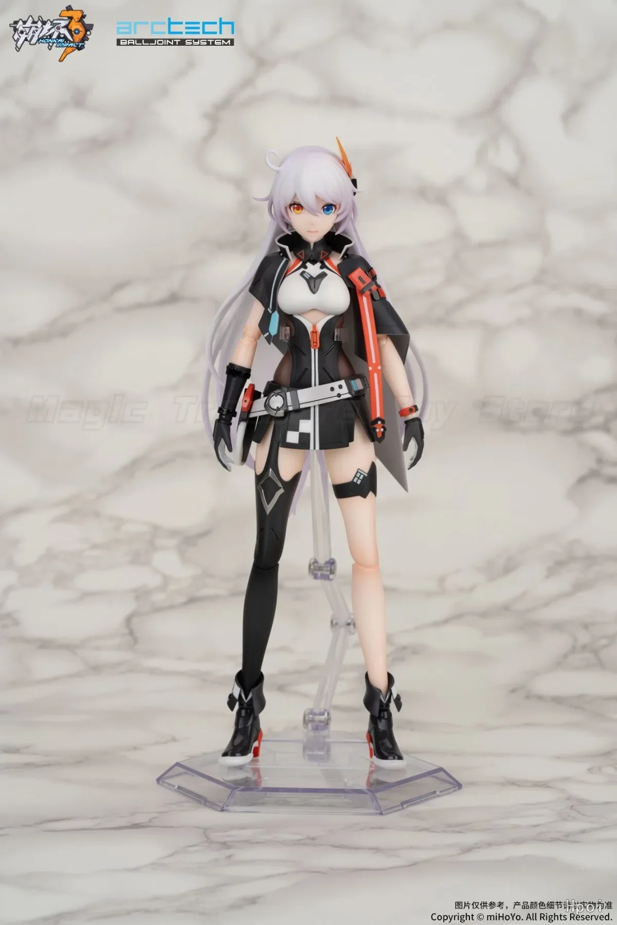 Фото В наличии: Оригинальная фигурка APEX-TOYS MiHoYo ARCTECH Honkai Impact 3 Киана Касланна, масштаб 1/8, игрушка-украшение, подарок №3