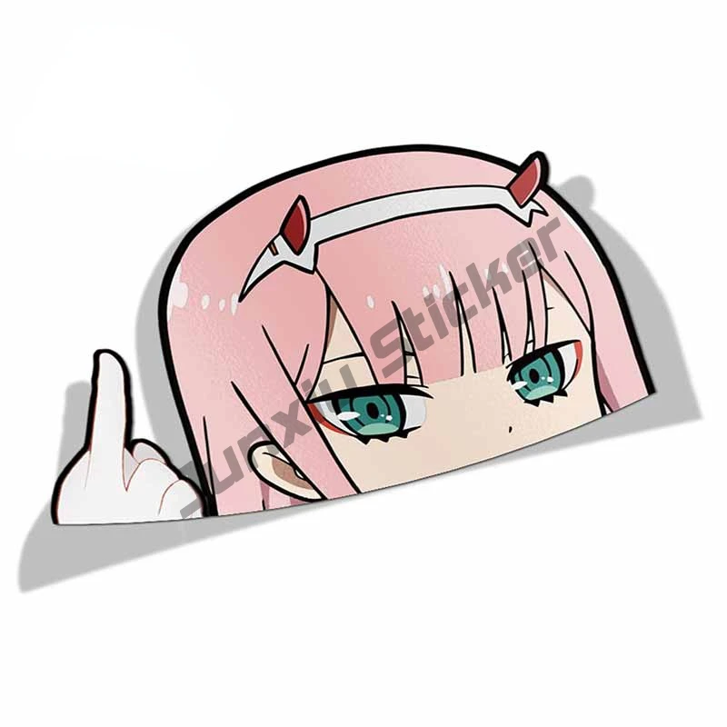 

Beautiful Car Sticker Big Head Anime Vinyl Window Trunk Decal Fine Decor Decal Graphic Decoration KK13*13cm