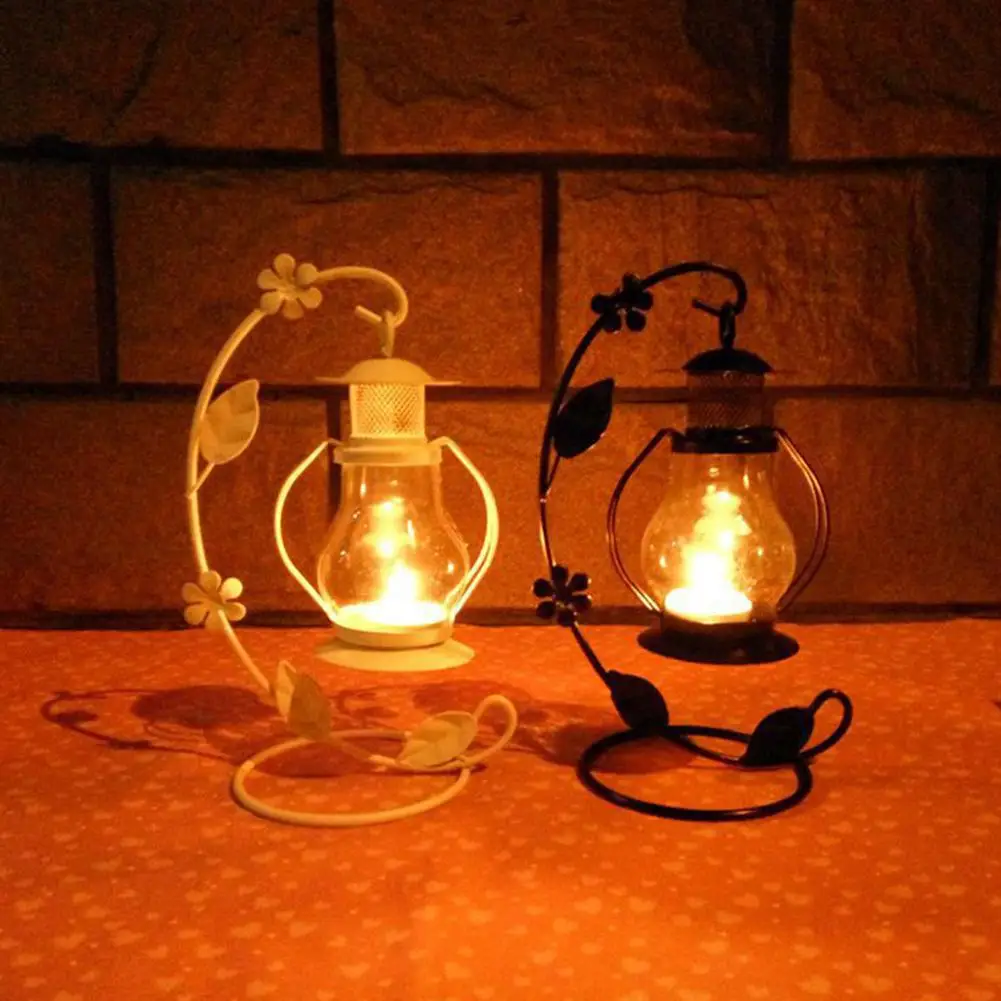 

Lantern Candlestick Night Light Room Decor Fairy Lights Birthday Decoration Home Interior Ornaments Decorative Luminaires Lamp