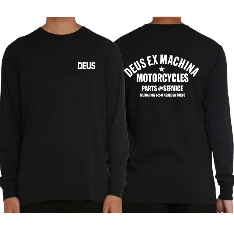 НОВЫЙ горячий DEUS EX MACHINA 2025 года мужской велосипедный топ с длинными рукавами и