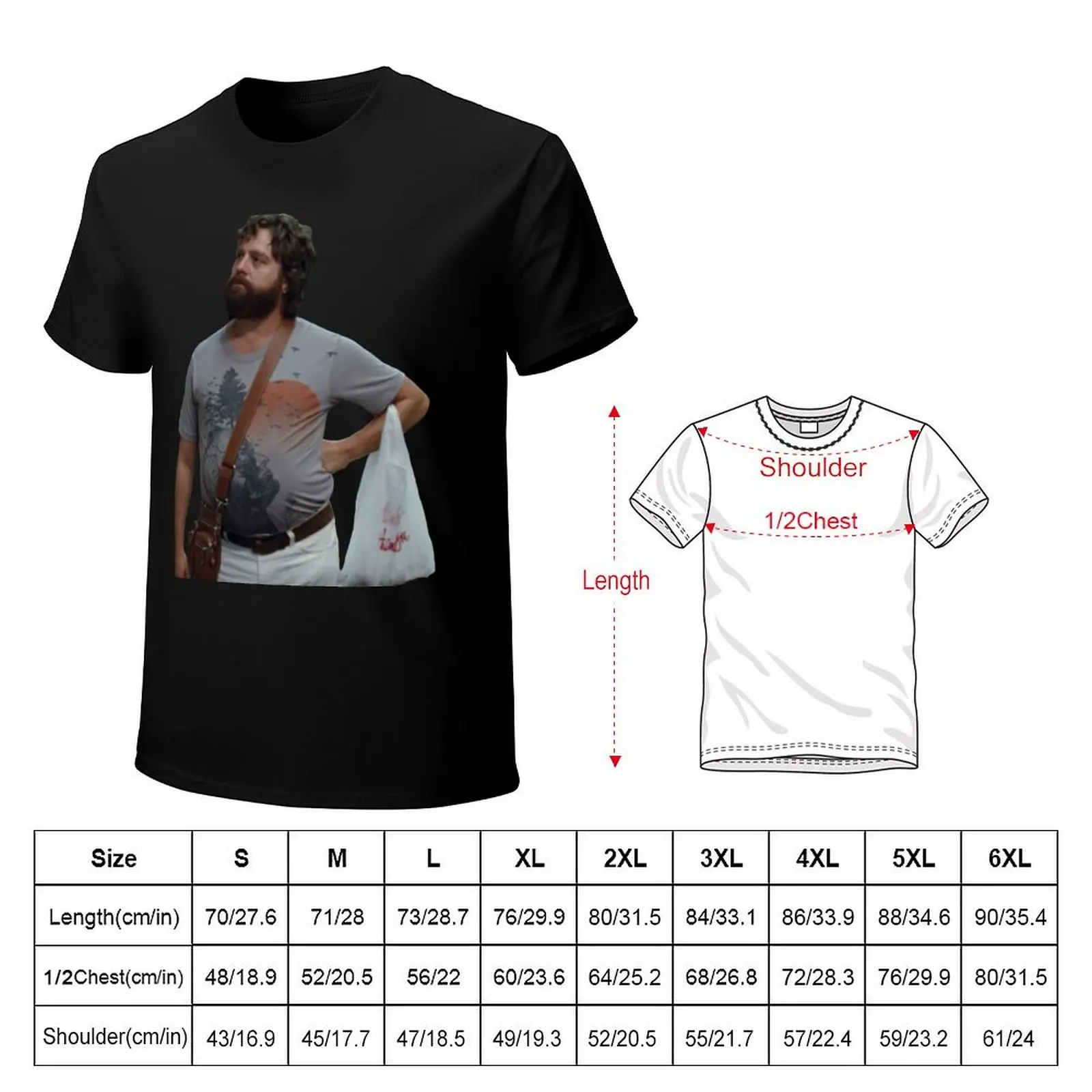 alan from the hangover S Футболка на заказ для мальчиков с животным принтом Эстетическая