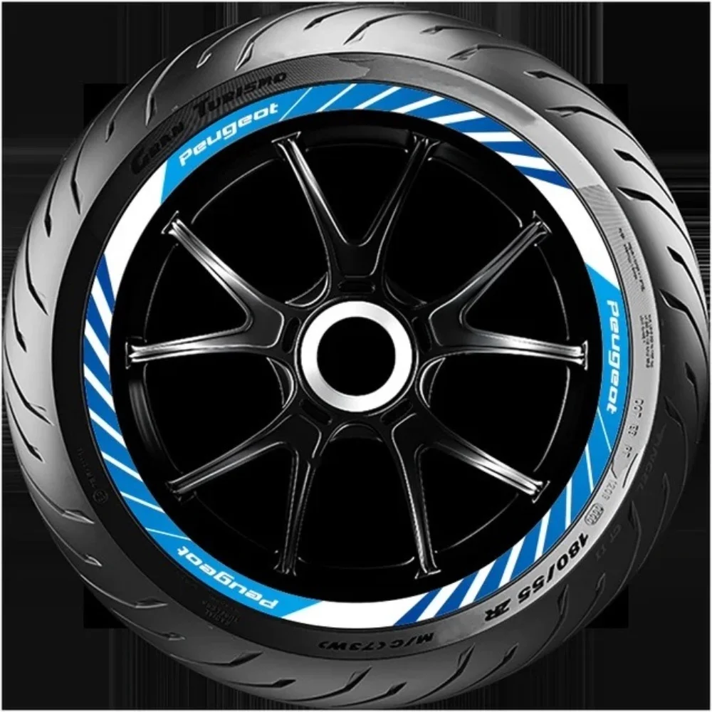 Наклейка на ступицу колеса мотоцикла светоотражающая декоративная наклейка для