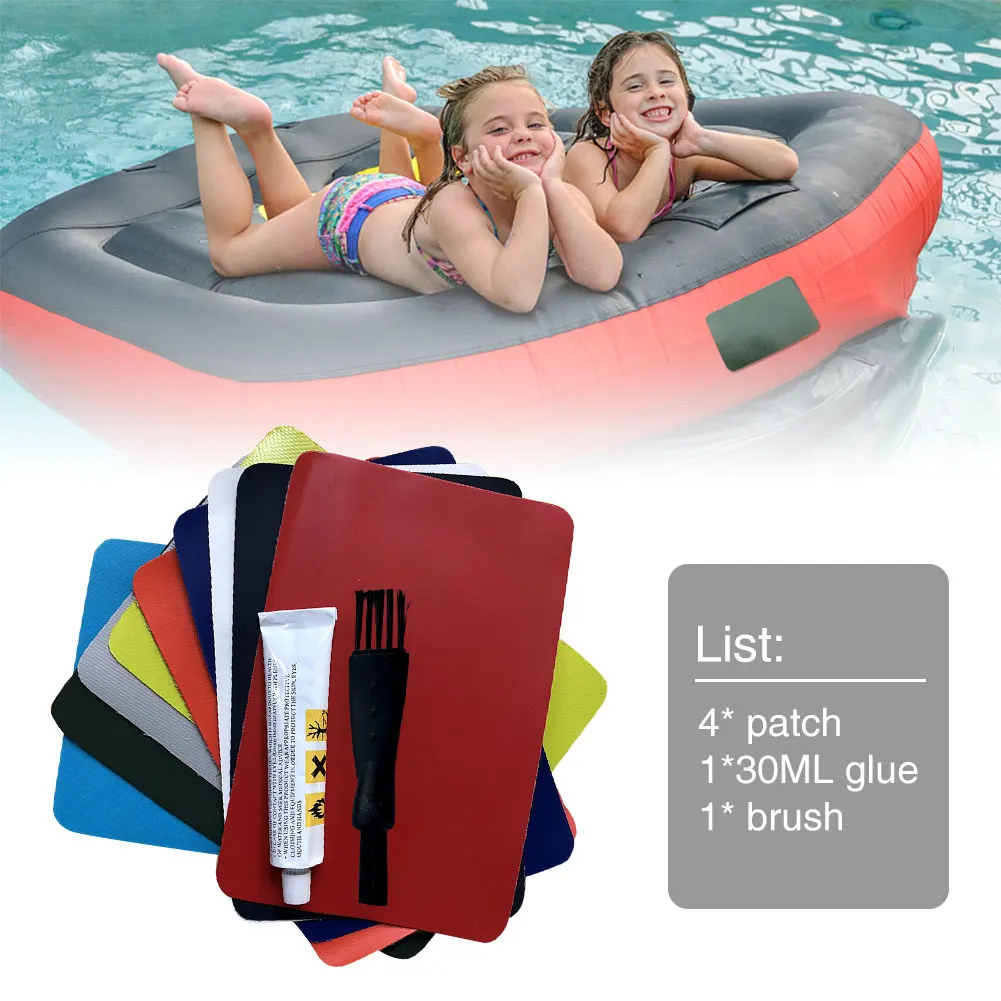 8 шт. набор клеевых надувных лодок бассейнов |