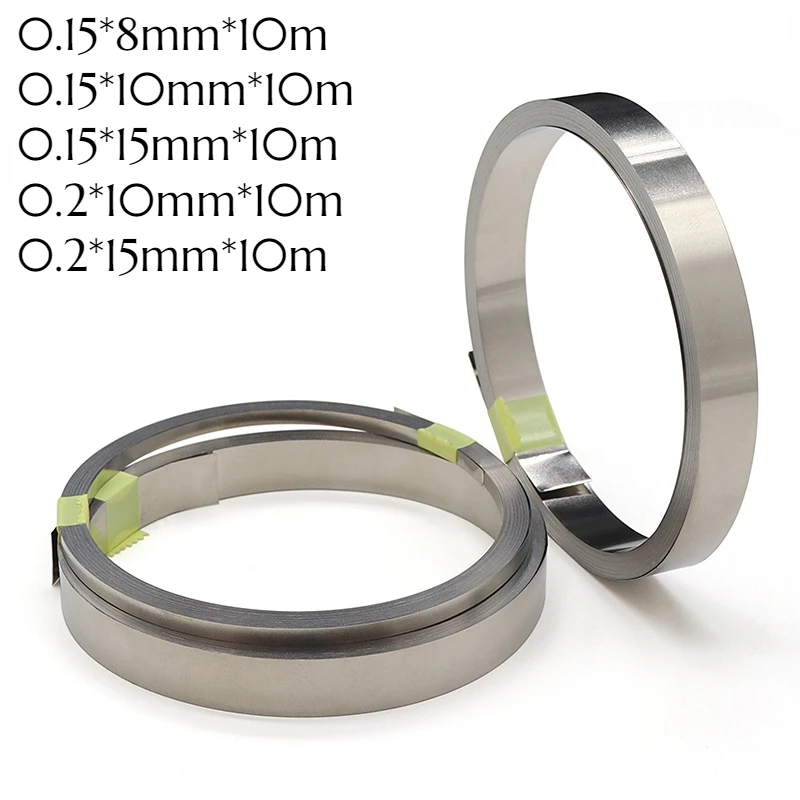 

Никелевая пластина для литий-ионного аккумулятора 18650, никелированный разъем для ленты 0,1 мм, 0,2 мм, стальной ремень, устройство для точечной сварки