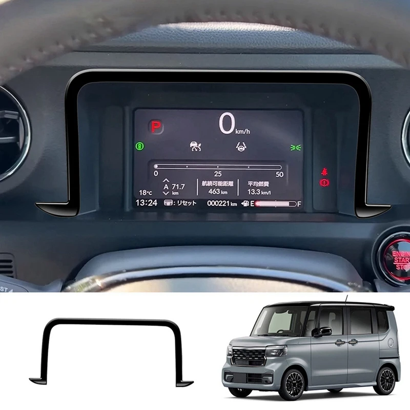 Наклейки на рамку прибора автомобиля для Honda N-BOX 2024 аксессуары салона RHD