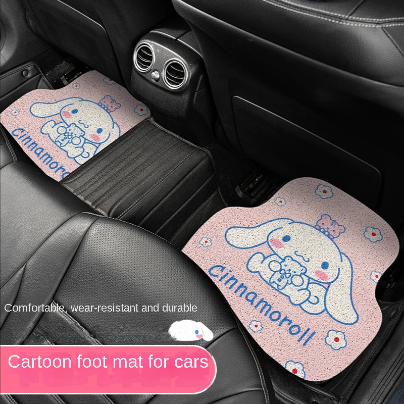 

Automobile Ground Mat Mat Carpet Single-Piece Cartoon Cute Car Anti-Dirty Easy to Clean Car car mat set car accessories