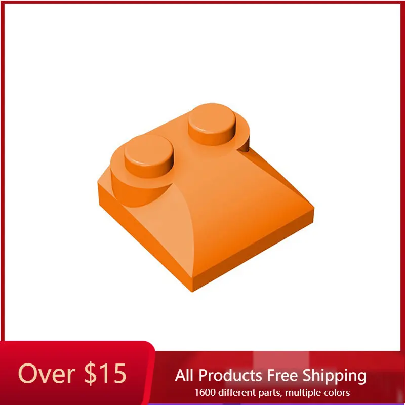 

10 шт. кубики MOC 47457 кирпич, 2x2, 2 2 2 дюйма, два шпильки для строительных блоков, детали «сделай сам», Обучающие Классические фирменные подарочны...