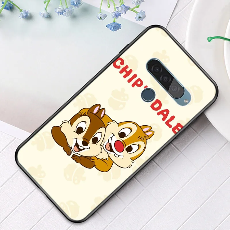 Чехол с кристаллом Disney и Дейлом для Google Pixel 6 5 5A 4 4A XL чехол LG Q60 V60 V50 V50S V40 V35 V30 черный