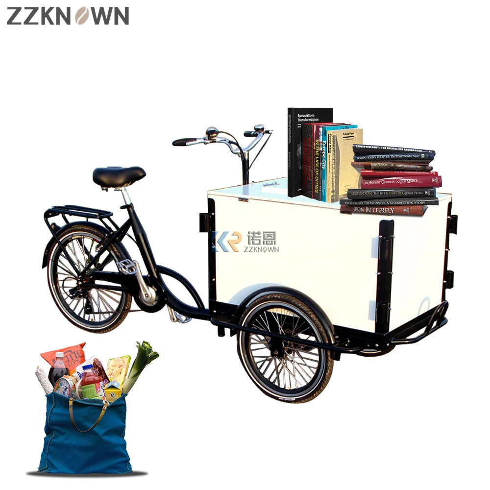 2022 New Closed Cargo Bike Electric Utility Cart Vending Bic