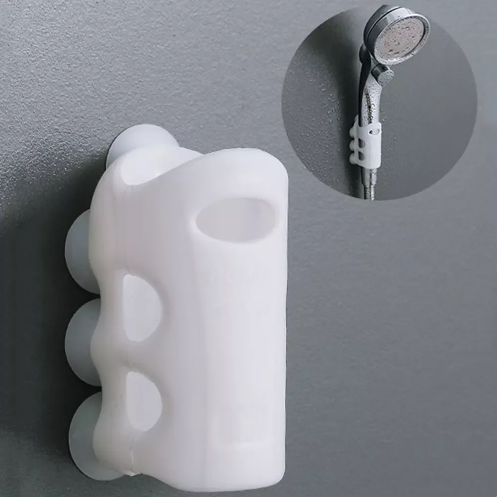 

Removable Bracket Suction Cup Silicone Shower Head Holder Wall Mount Shower Adjustable Holder Shelf Rack Bathroom Accessories