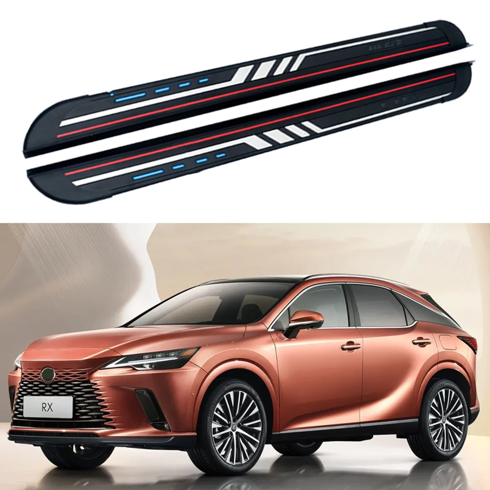 

2Pcs Fixed Running Board Side Step Pedals Nerf Bar Fits for All New Lexus RX 2023 2024