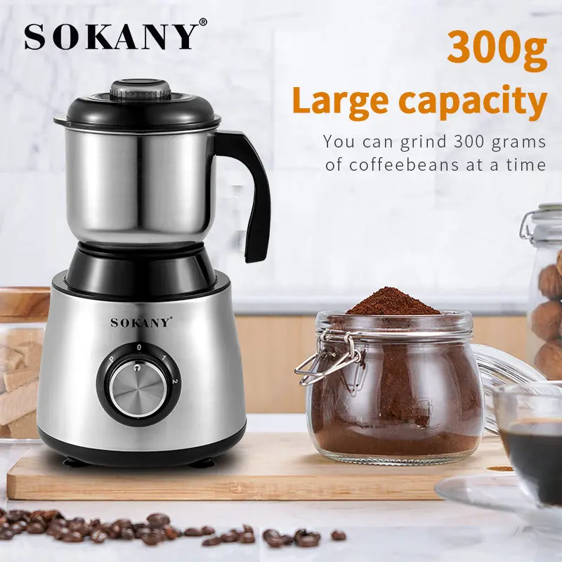 

Coffee Grinder Electric, Herb Grinder, Spice Grinder, Coffee Bean Grinder, Espresso Grinder , up to 300 gr