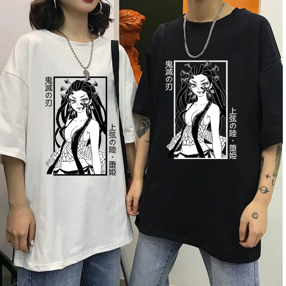 

Demon Slayer Daki T Shirt Funny Cartoon T-Shirt Cute Anime Top Tee Female
