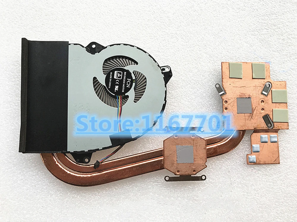 Новый оригинальный радиатор охлаждения процессора ноутбука и вентилятор для Asus