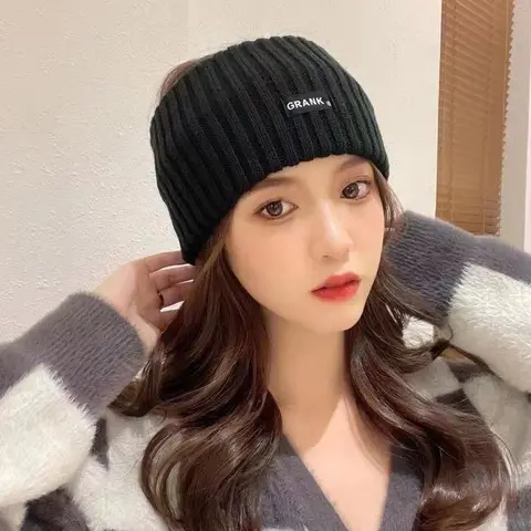 Женские вязаные повязки на голову из полиэстера