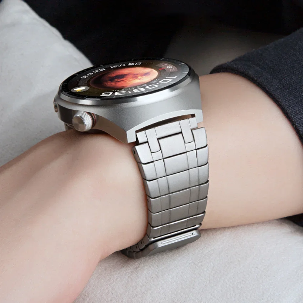 Ремешок магнитный для Huawei Watch 4 4Pro GT2/3 gt4 46 мм браслет из нержавеющей стали Amazfit gtr4/GTR