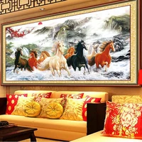 diy 5d diamond painting big size horses series full drill square embroidery mosaic art picture of rhinestones home decor gifts