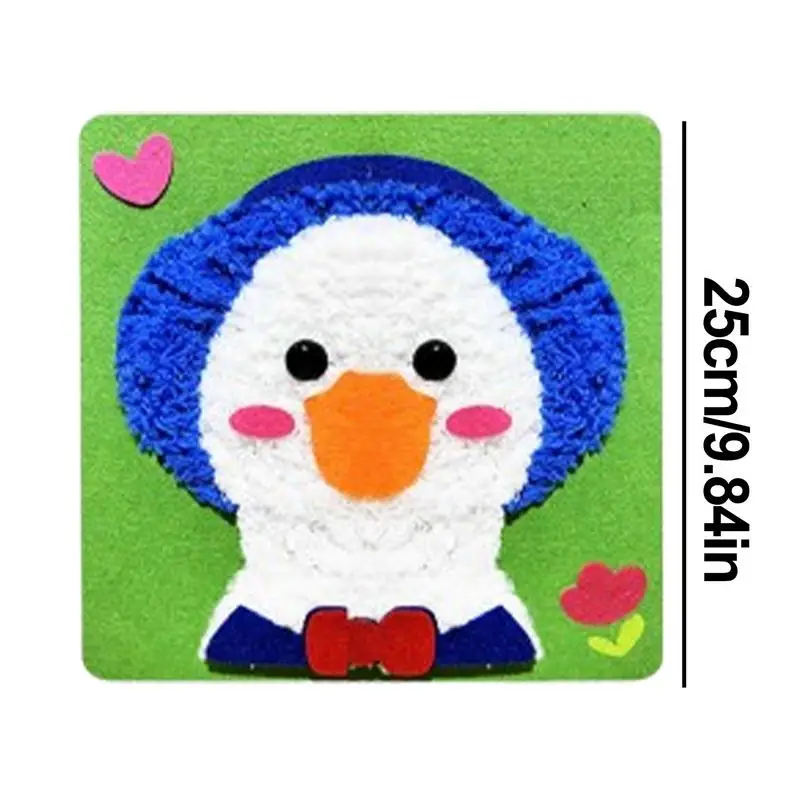 Креативная роспись для валяния начинающих набор вышивания шерсти животных куклы