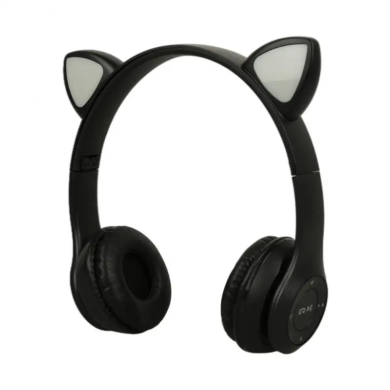

Headset 5.0 Cute Wireless Earbuds Sport Hifi Sports Headphones Led Light Headset Cat Ear Earphones Wireless Headphone