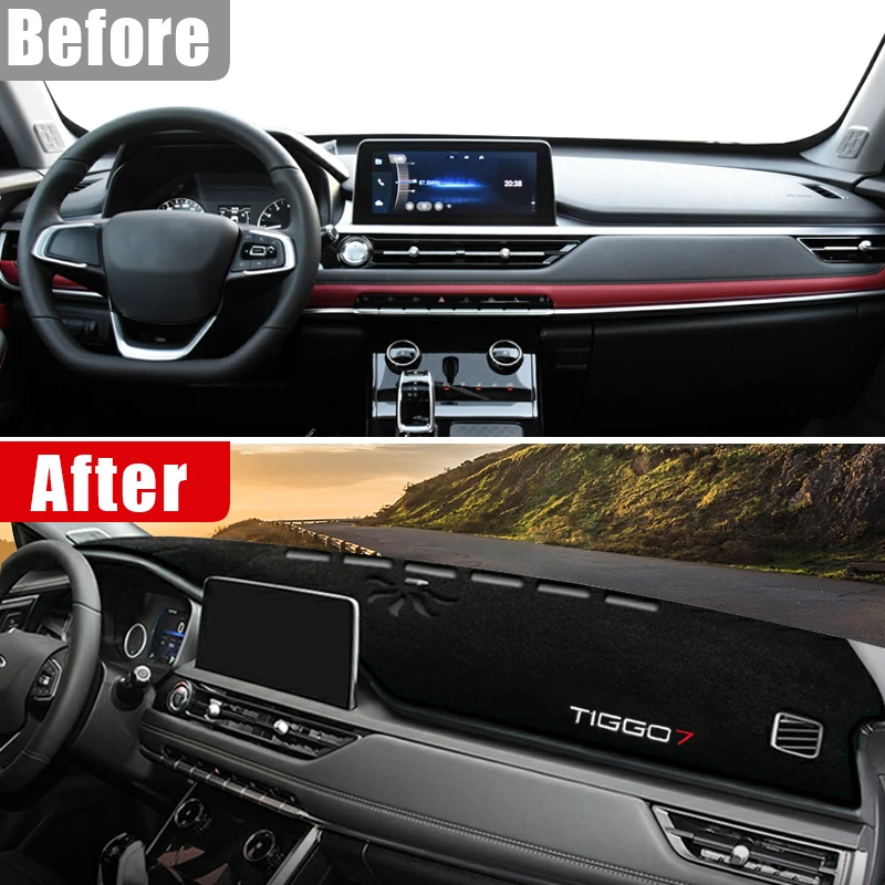 Для Chery Tiggo 7 Pro 2020 2021 2022 2023 чехол на приборную панель автомобиля с защитой от