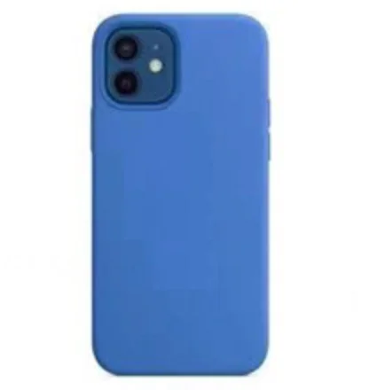 

Liquid Animation Silicone Magnetic Case For iPhone 12 Pro Max 12 Mini Case Wireless Charging Drop Protect Cover-Capri Blue