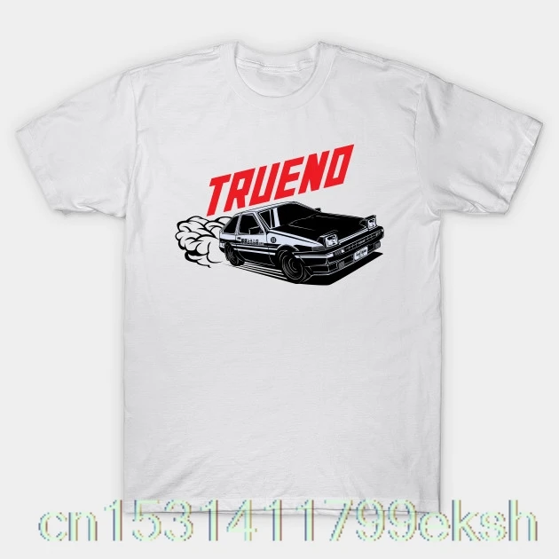 

JDM легендарный Дрифт King Trueno AE86 Initial D JDM футболка с изображением автомобиля футболка