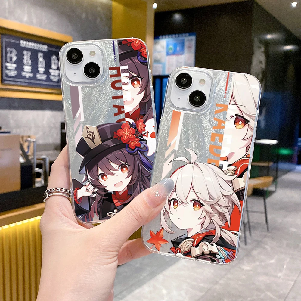 Game Genshin Impact Phone Case Cover FOR VIVO Y51 Y51A Y50 Y36 Y35 Y33 Y33T Y30 Y30G Y28 Y27 Y20 Y20G I S 5G