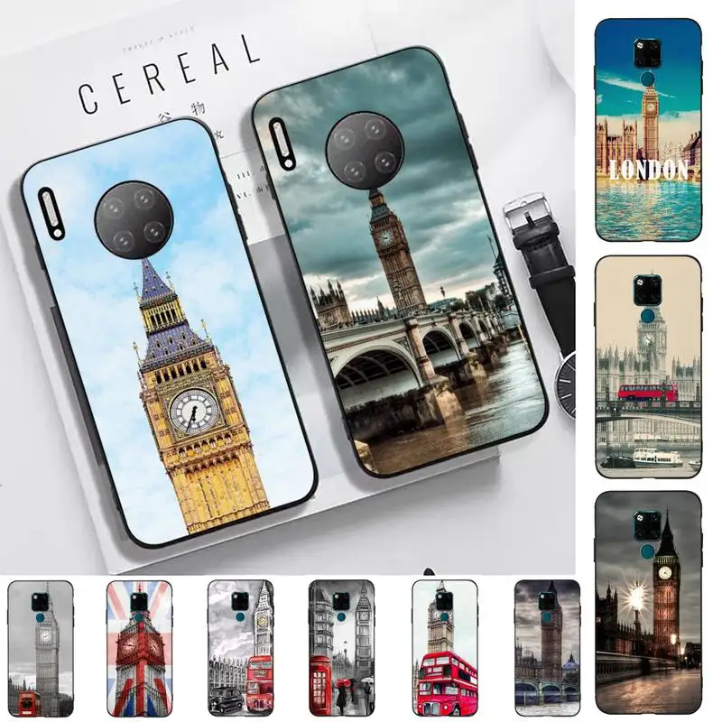 

LVTLV London Big Ben England Phone Case for Huawei Mate 20 10 9 40 30 lite pro X Nova 2 3i 7se