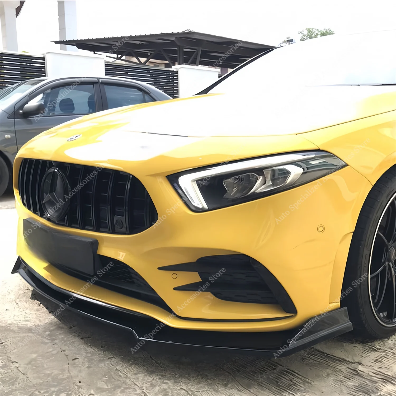 Для Mercedes W177 V177 передний бампер спойлер разделитель диффузор A200 A220 A220d A250 A35 AMG-line