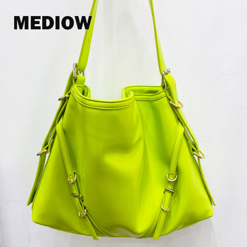 

Женские дизайнерские сумки MEDIOW Moto & Biker, роскошные дизайнерские сумки и кошельки из искусственной кожи, новинка 2023, высококлассная Декоративная Сумка через плечо